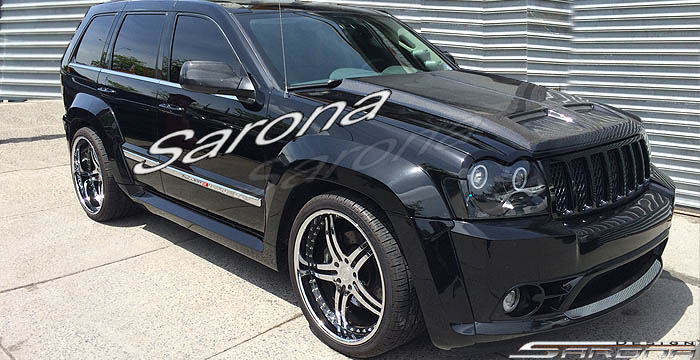 Custom Jeep Grand Cherokee  SUV/SAV/Crossover Fender Flares (2005 - 2010) - $2200.00 (Part #JP-001-FF)